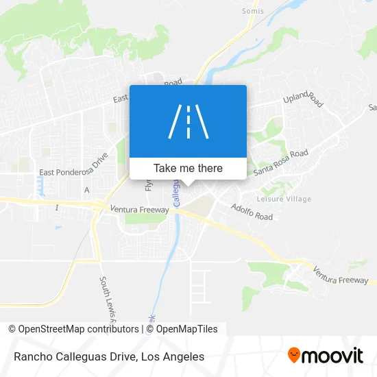 Rancho Calleguas Drive map