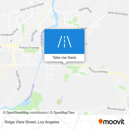 Ridge View Street map