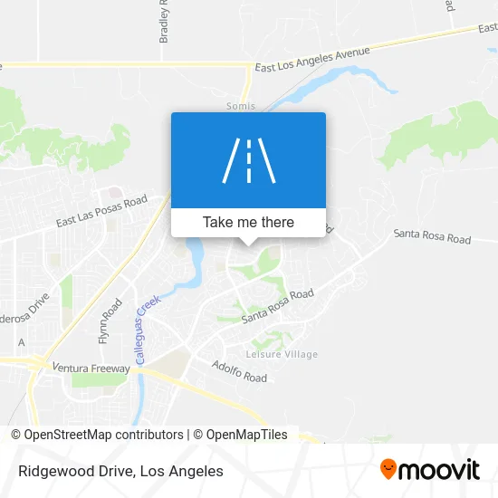 Ridgewood Drive map