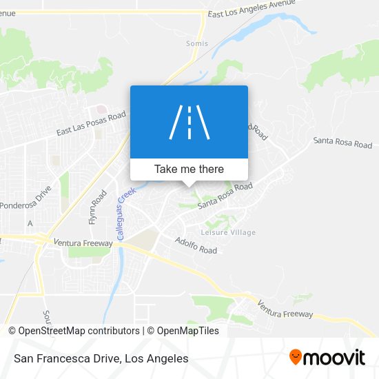Mapa de San Francesca Drive