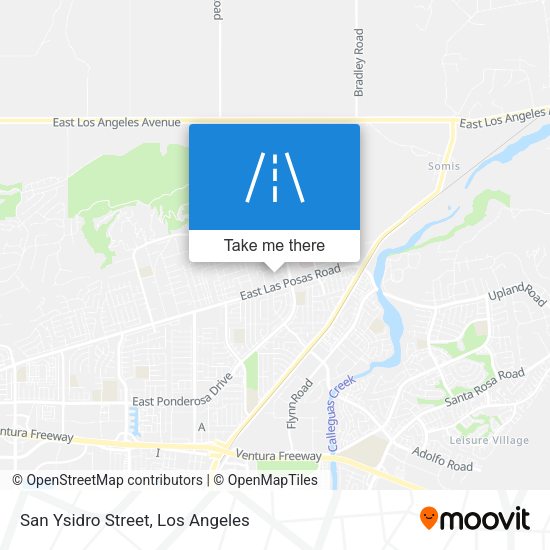 Mapa de San Ysidro Street