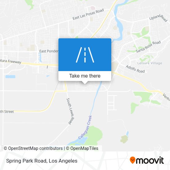 Spring Park Road map