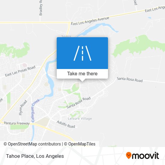 Mapa de Tahoe Place