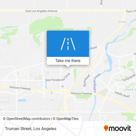 Mapa de Truman Street