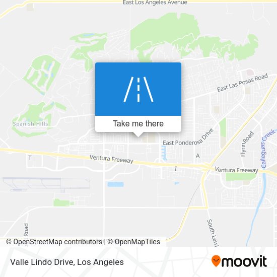 Mapa de Valle Lindo Drive