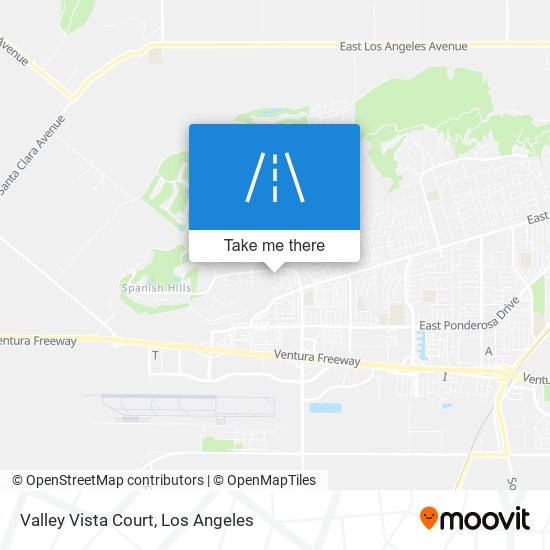 Valley Vista Court map