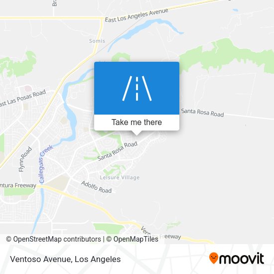 Mapa de Ventoso Avenue