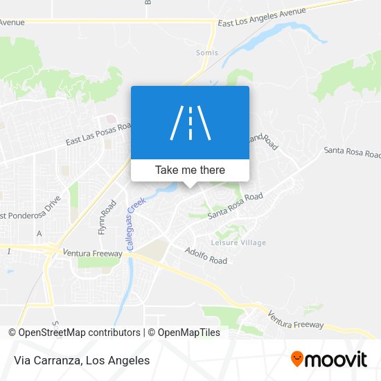 Mapa de Via Carranza