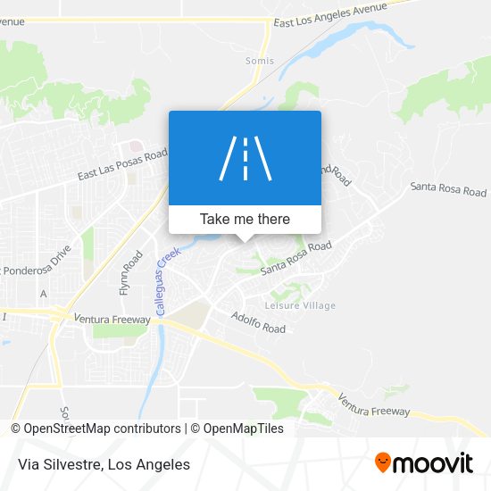 Via Silvestre map