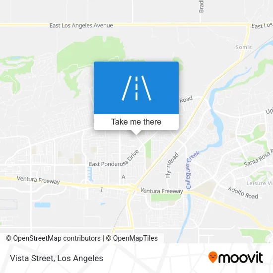 Vista Street map