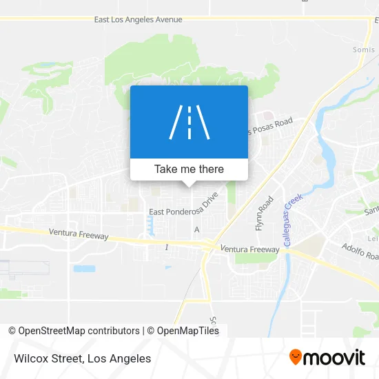 Mapa de Wilcox Street