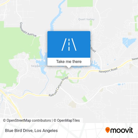Mapa de Blue Bird Drive
