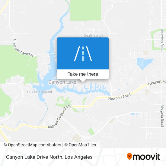 Canyon Lake Drive North map