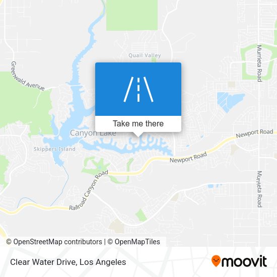 Clear Water Drive map