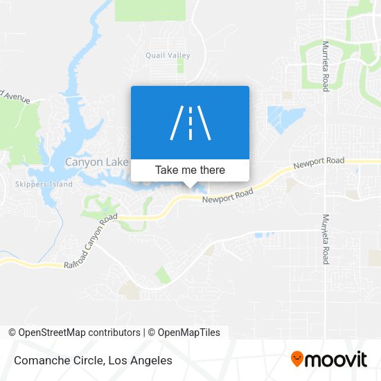 Comanche Circle map