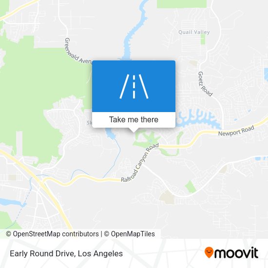 Early Round Drive map