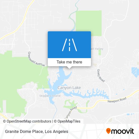 Granite Dome Place map