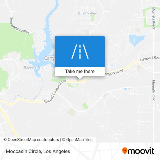Mapa de Moccasin Circle