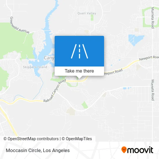 Moccasin Circle map