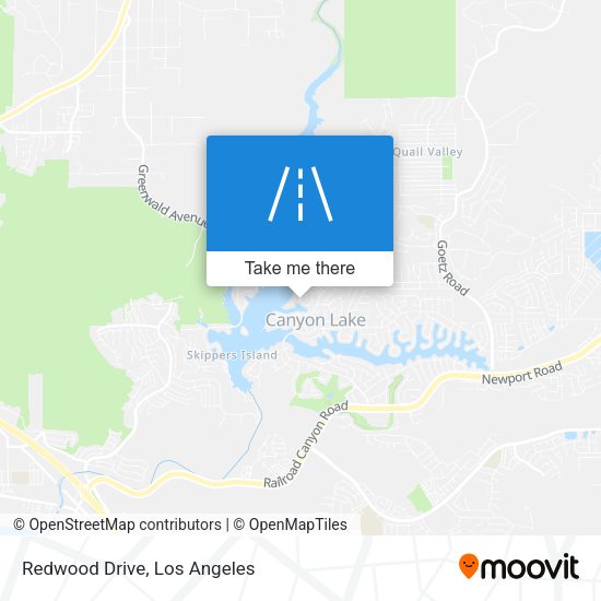 Mapa de Redwood Drive