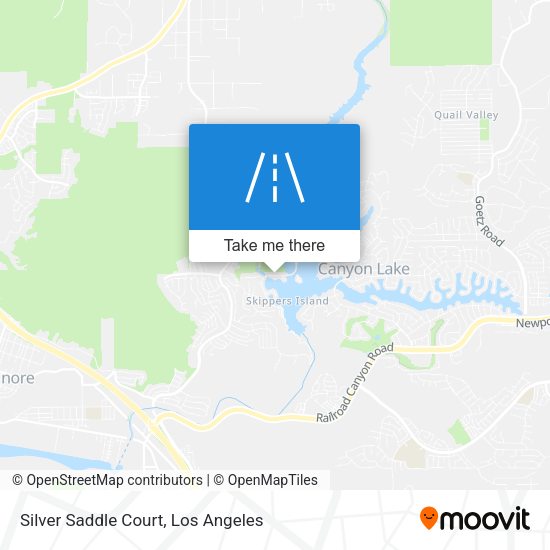 Silver Saddle Court map