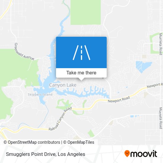 Smugglers Point Drive map