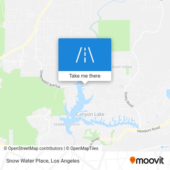 Snow Water Place map