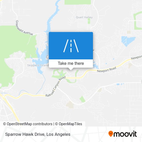 Sparrow Hawk Drive map