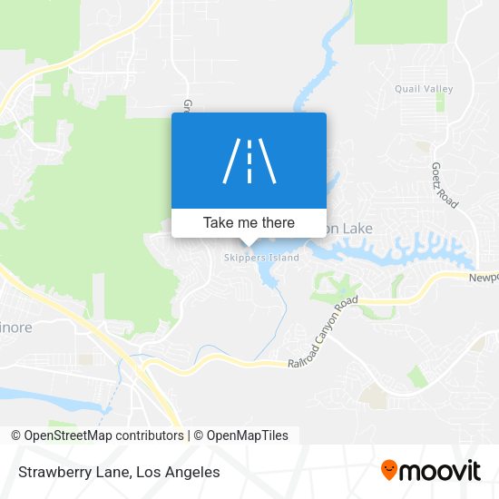Strawberry Lane map