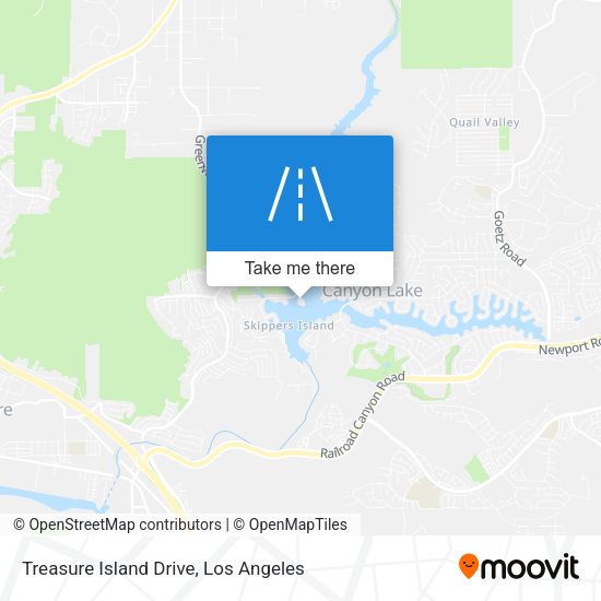 Treasure Island Drive map