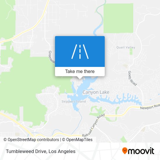 Mapa de Tumbleweed Drive