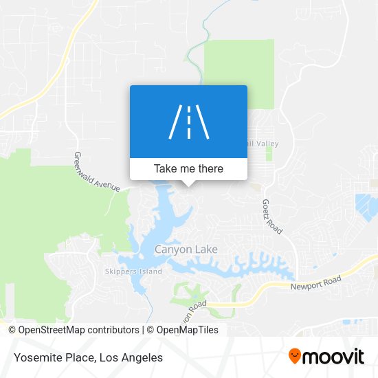 Mapa de Yosemite Place