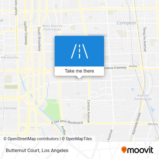 Butternut Court map