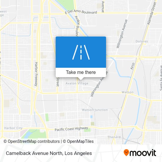 Camelback Avenue North map