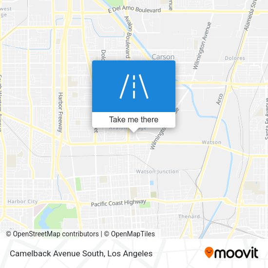 Mapa de Camelback Avenue South