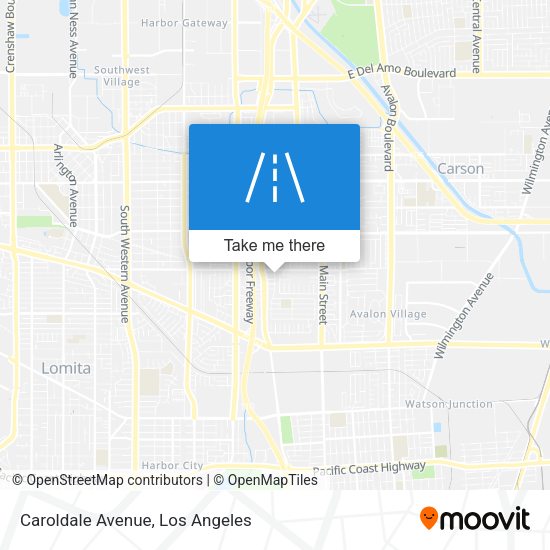Mapa de Caroldale Avenue