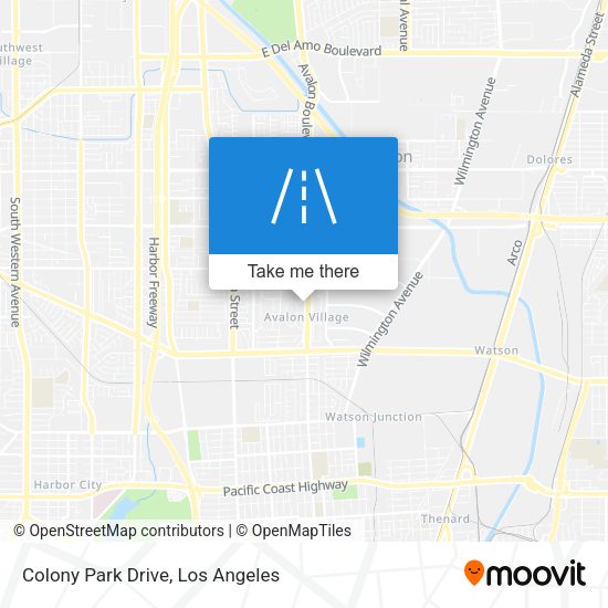 Mapa de Colony Park Drive