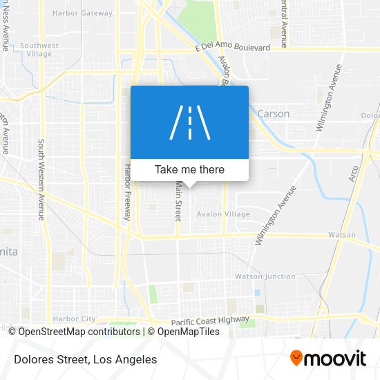 Mapa de Dolores Street