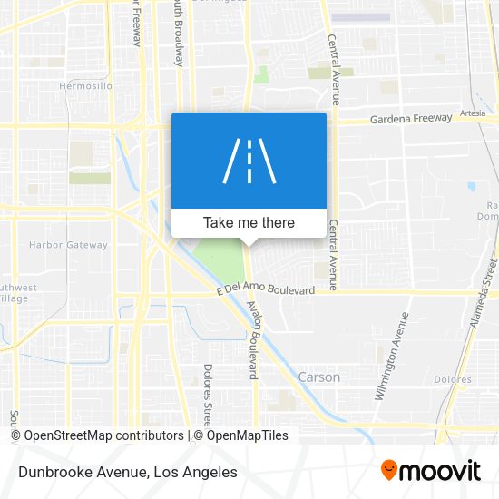 Mapa de Dunbrooke Avenue