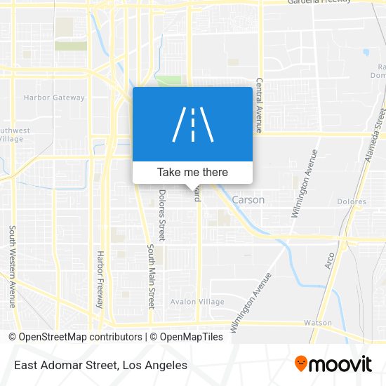 Mapa de East Adomar Street