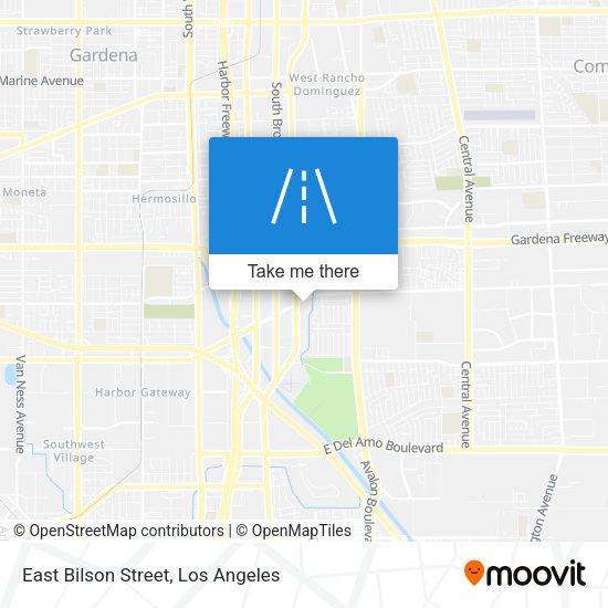 East Bilson Street map