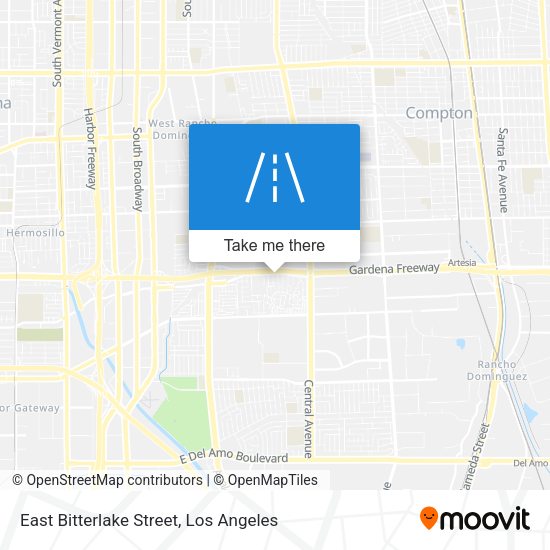 Mapa de East Bitterlake Street