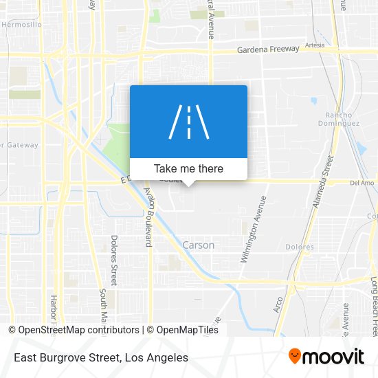 East Burgrove Street map