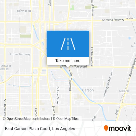 East Carson Plaza Court map