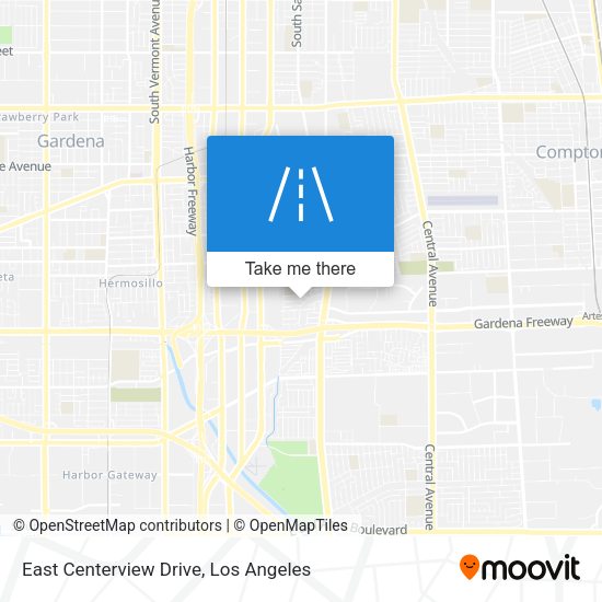 East Centerview Drive map