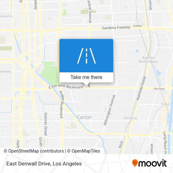 East Denwall Drive map