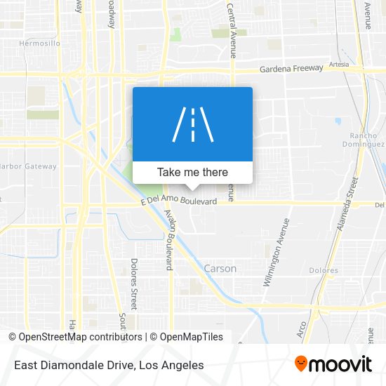 Mapa de East Diamondale Drive