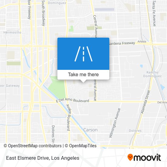 Mapa de East Elsmere Drive