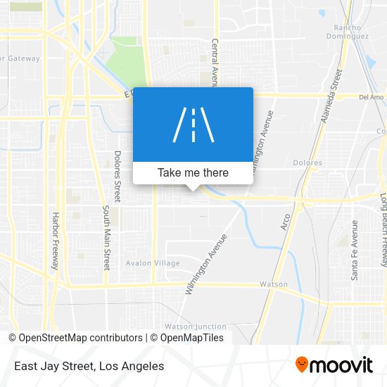 Mapa de East Jay Street