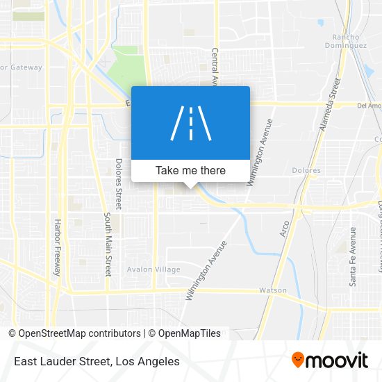 East Lauder Street map